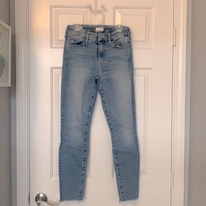 Mother light wash jeans